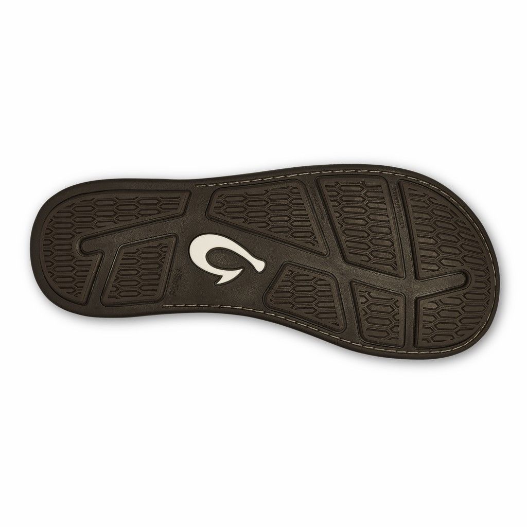 Sandalias Olukai Tuahine - Chanclas Hombre Cafes 20478-236